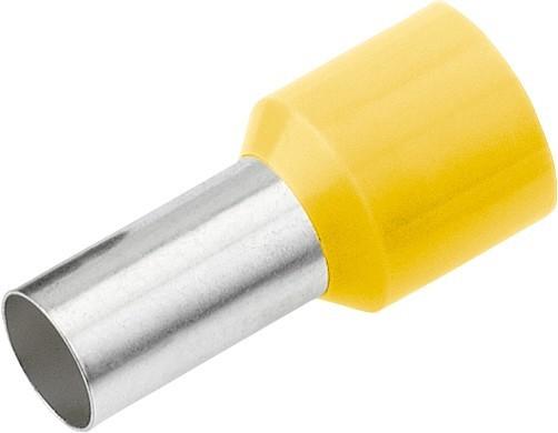 Cimco Aderendhülse isoliert 1,0qmm/8 mm gelb DIN 46228