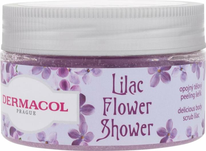 Actual product image Dermacol Lilac Flower Shower Body Scrub (200 ml)