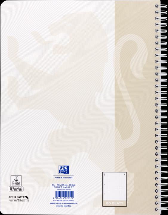 Produktbild Oxford Collegeblock Touch (A4+, Gepunktet, Harter Einband)