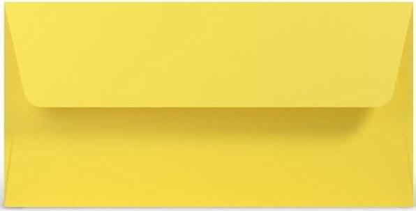 Produktbild Magni 220702543 - Coloretti Briefumschläge, 80 g/m², DIN lang, goldgelb, 5 Stück (DL, 5 x)