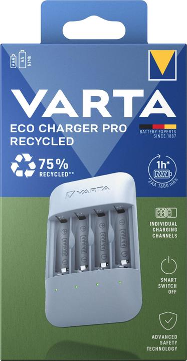 Produktbild Varta Eco Charger Pro (1 Stk., AAA, AA, Ladegerät ohne Akku)