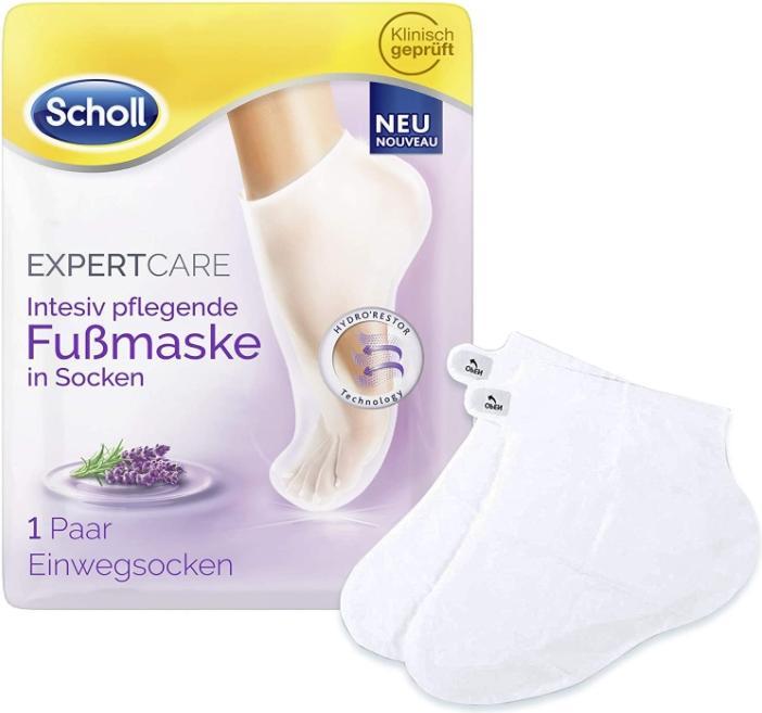 Actual product image Scholl Foot mask Lavender oil 1 pair (Foot mask)