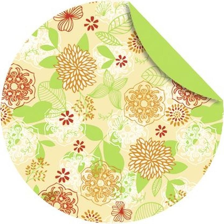 Produktbild Ursus Faltblätter Florentine Springtime 80g/qm 10cm rund VE=65 Blatt Motiv 03 (80 g/m², 1 x)