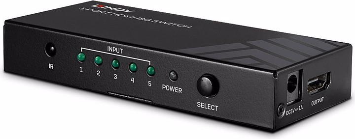 Produktbild Lindy 5 Port HDMI 18G Switch