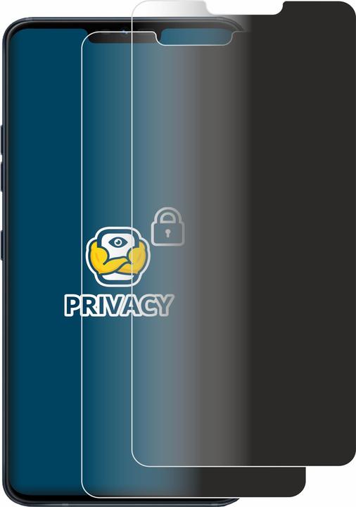 Productafbeelding BROTECT Anti-spionnetje privacyfolie Beschermfolie tegen blauw licht (2 Stuk, LG G7 Eén)