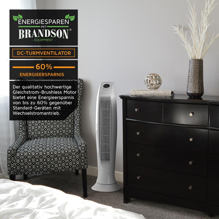 Actual product image Brandson Tower fan (48 dB)
