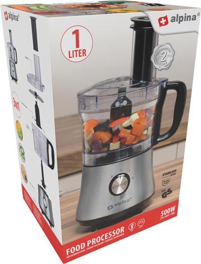 Produktbild alpina Food processor 230V 500W (1000 ml, 500 W)