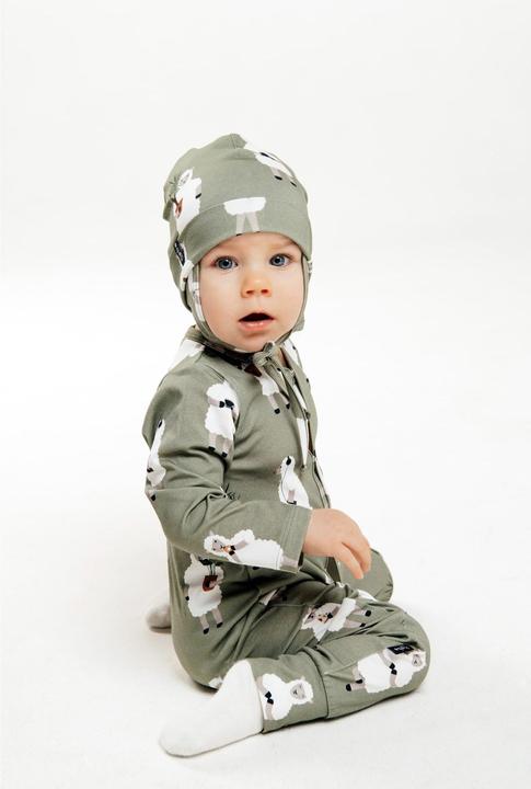 Actual product image Hebe Romper suit with sheep print (62)