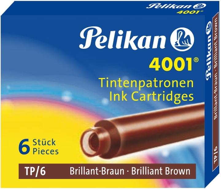 Image du produit Pelikan 4001 Tp/6 (cartouches d'encre, Marron)
