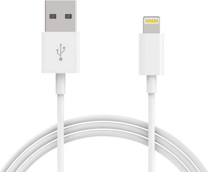 Immagine prodotto Hermex Cavo di ricarica USB Lightning APPLE MFI Certified Lontion 1m BIANCO (1 m, USB 3.2 Gen 1)