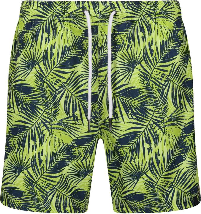 Actual product image Regatta Mens Loras Palm Print Swim Shorts (S)