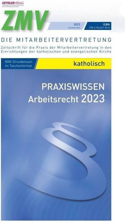Image du produit ZMV Praxiswissen Arbeitsrecht 2023 katholisch (Allemand, André Fitzthum, 2023)