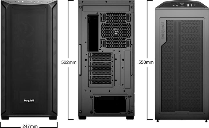 Produktbild be quiet! Shadow Base 800 (ATX, mATX, Mini-ITX, E-ATX)