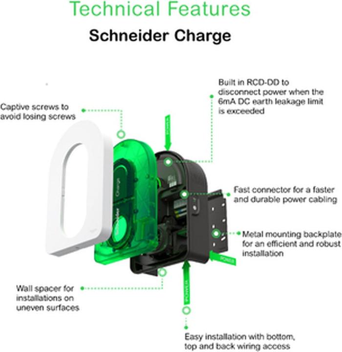 Actual product image Schneider Electric Wallbox (Type 2, 22 kW, 32 A, Type 2)