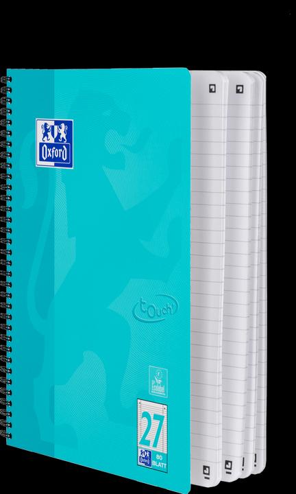 Image du produit Oxford Bloc-notes Touch (A4+, À rayures, Couverture rigide)