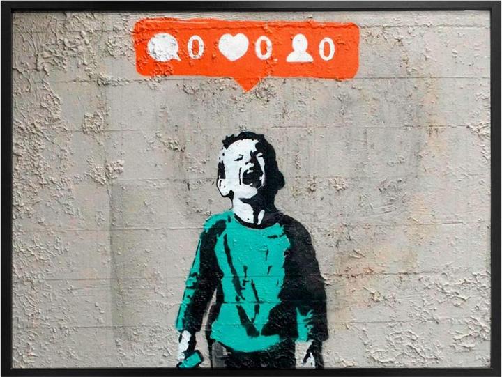 Image du produit Trenddeko Nobody likes me (Personne ne m'aime) (40 x 30 cm)