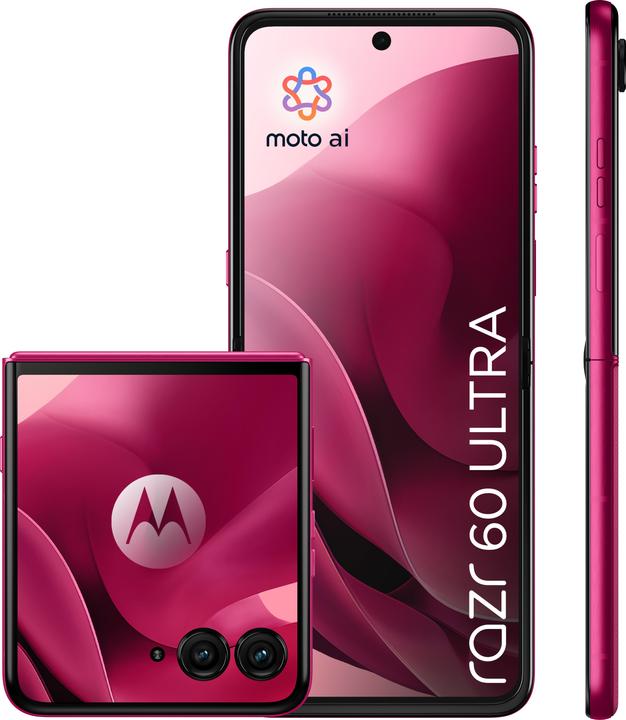 Productafbeelding Motorola Razr 60 Ultra (512 GB, Pantone Cabaret, 6.96", SIM + eSIM, 50 Mpx, 5G)