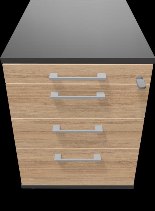 Image du produit Narbutas Caisson à roulettes Optima 8665 (43 x 60 x 59,5 cm)
