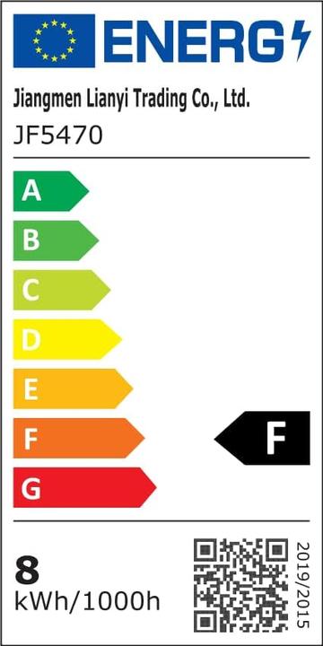 Label énergétique Lumina Swiss Lampadaire LED rétro (800 lm, E27)