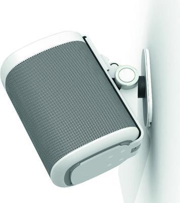 Actual product image Mountson MS111W - Wall mount lockable Sonos One (Wall installation, Rotatable, Tiltable)