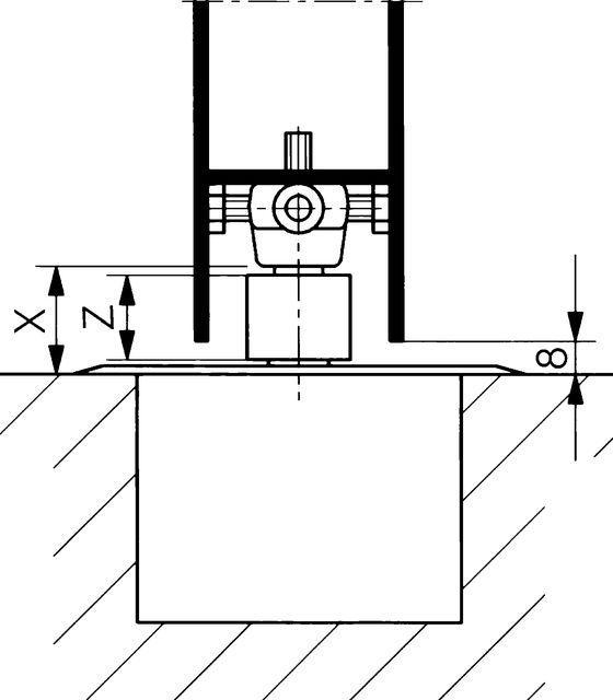 Produktbild Dormakaba Steckachse zu BTS 75V / 80 / 84 (Zimmertür, Eingangstür, Holztür, Balkontür, Indoor)