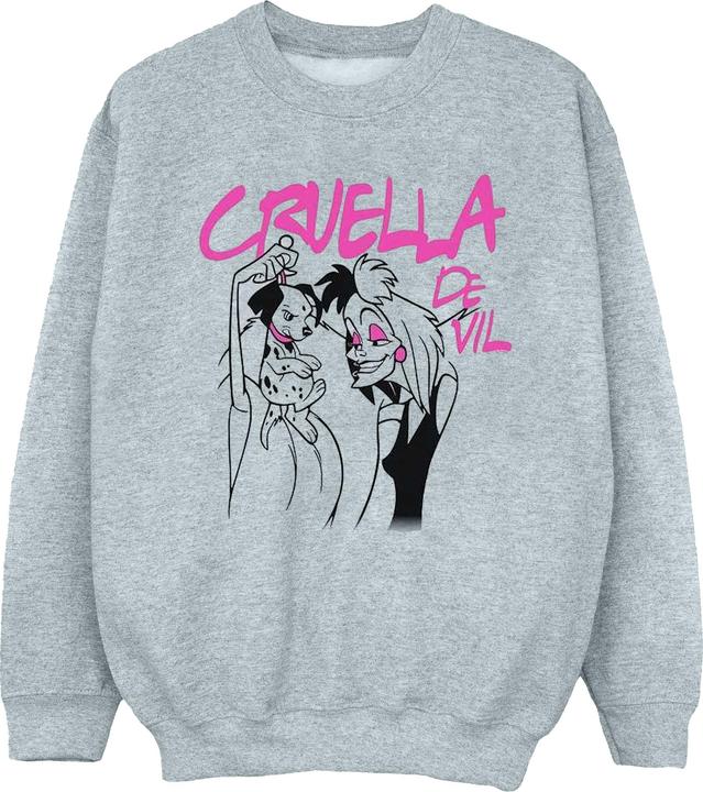 Image du produit Disney - Sweat CRUELLA DE VIL COLLARED - Fille (140, 146)