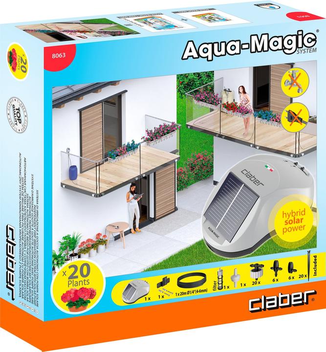 Immagine prodotto Claber Sistema Aqua-Magic (Set per l'irrigazione a goccia)