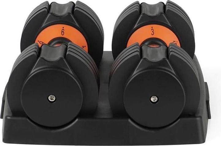 Actual product image Fitcom Adjustable Dumbbell Set (2 x 1.36 kg - 6.8 kg)