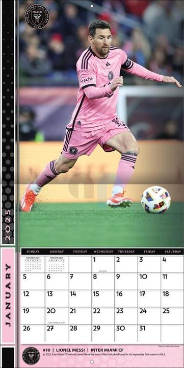 Actual product image MLS - Elite - 30.5 x 30.5 cm Wall Calendar 2025 (30.5 x 30.5 cm, French, Italian, Spanish, German, English)