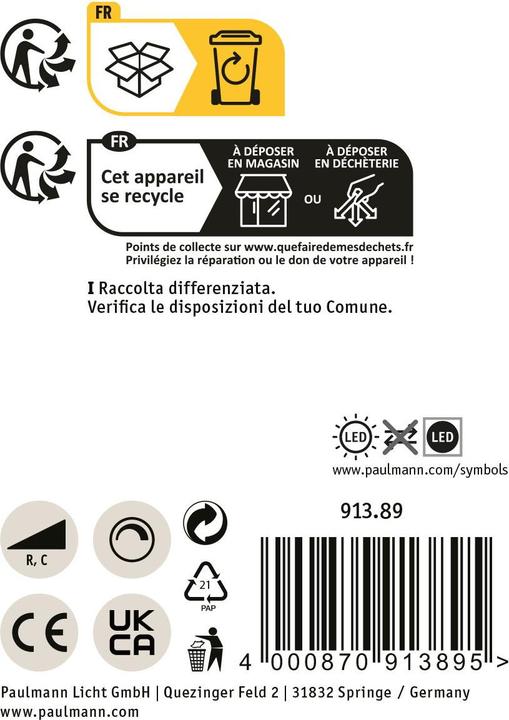 Image du produit Paulmann ProRail3 Spot Aldan (400 lm)