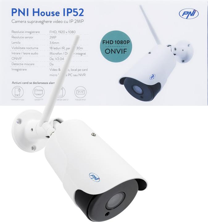Produktbild PNI Überwachungskamera House IP52 2MP 1080P Wireless (1920 x 1080 Pixels)
