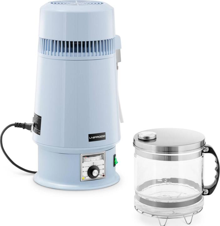 Produktbild Uniprodo Destilliergerät Wasser Wasserdestilliergerät 4L Temperatur einstellbar Glaskanne