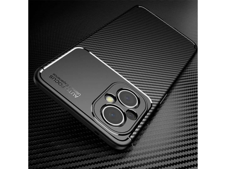 Productafbeelding Screenguard Oppo Reno8 Lite 5G Romp Carbon Design TPU Hoesje (Oppo Reno 8 Lite)