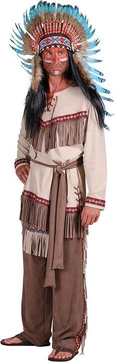 Image du produit Thetru Hommes Costume Indien White Feather (XXL)