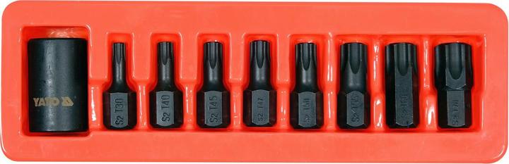 Produktbild Yato Profi Druckluft Bremsenentlüftungsgerät, 1 Liter Nachfüllflasche, 4 Adapter (21-30, 24-32, 28-3