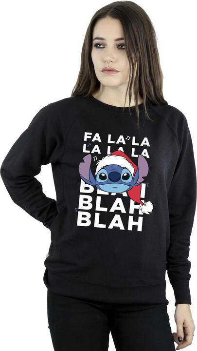 Produktbild Disney Lilo And Stitch Christmas Blah Blah Blah Sweatshirt (L)