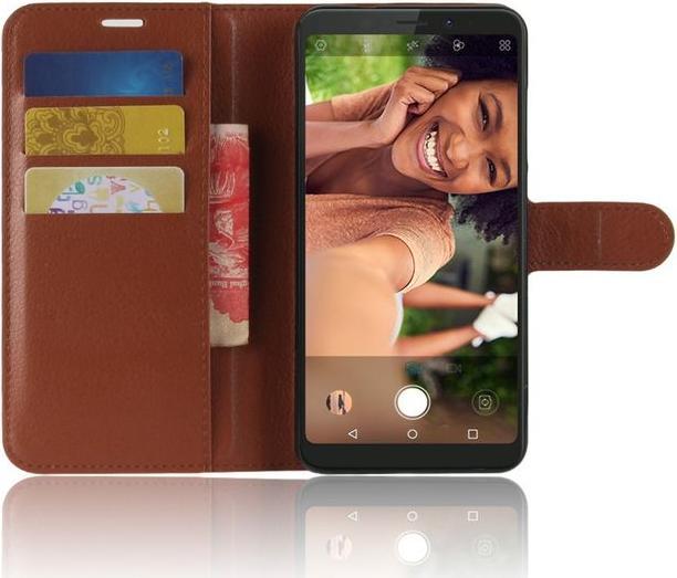 Produktbild MU Classic Leder Hülle mit Litchitextur (Wiko View XL)