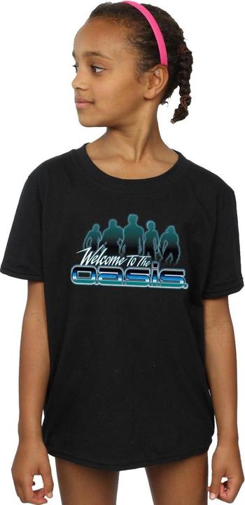 Actual product image Ready Player One Girls Welcome To The Oasis Cotton T-Shirt (128)