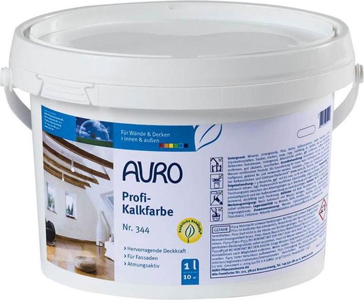 AURO Profi-Kalkfarbe 344 (Weiss, 1 l)
