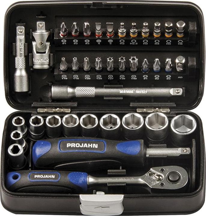 Produktbild Projahn 14' Steckschlüssel und Bit Box 38 tlg (1/4")