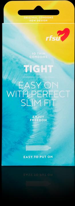 Actual product image rfsu Tight" (Easy On with Perfect Slim Fit) 10 slim condoms that won't slip off (10 pcs.)