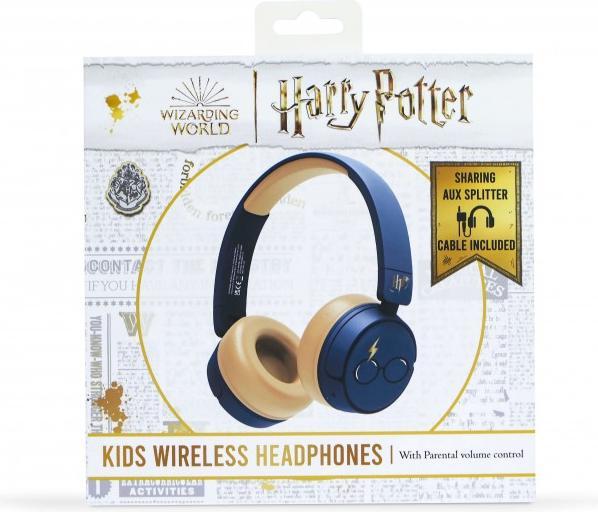 Image du produit OTL Oreillette Bluetooth avec/contrôle parental - Harry Potter Navy (HP0997)