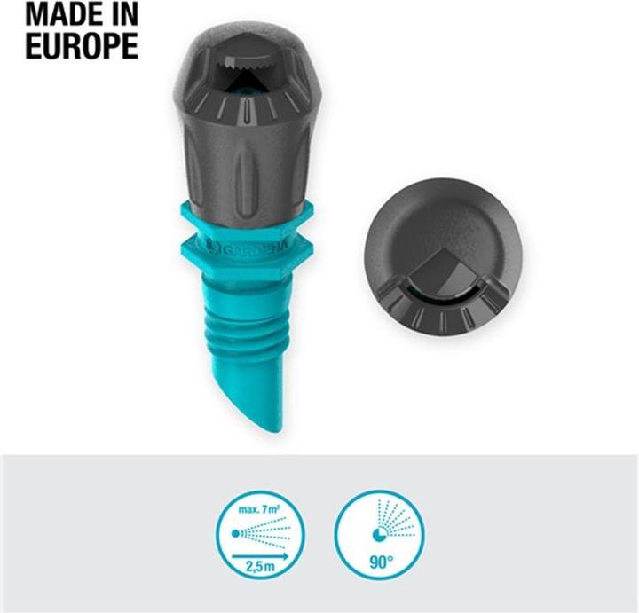 Actual product image Gardena Micro-Drip-System Spray Nozzle 90 degrees (Drip irrigation dripper)
