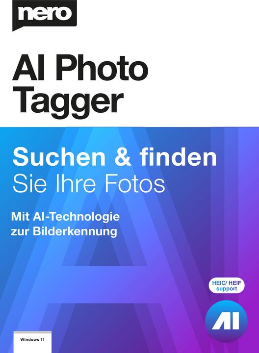 Actual product image Nero Photo AI Tagger (1 User, 1 Devices/Users, unlimited)