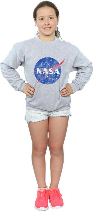Immagine prodotto Nasa Felpa Logo Effetto Invecchiato Ragazze (128)