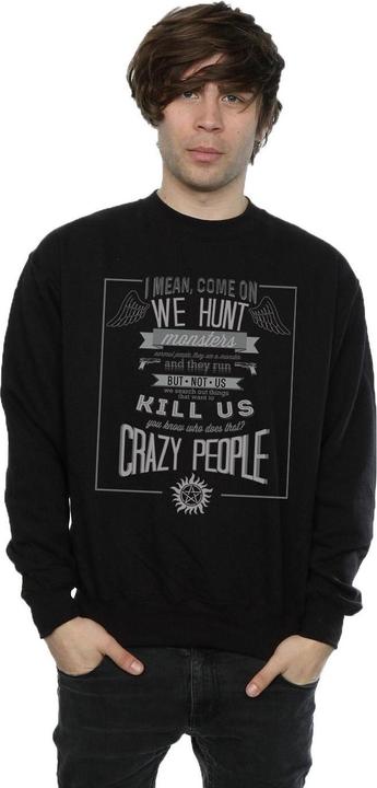 Image du produit Supernatural - Sweat CRAZY PEOPLE - Homme (L)