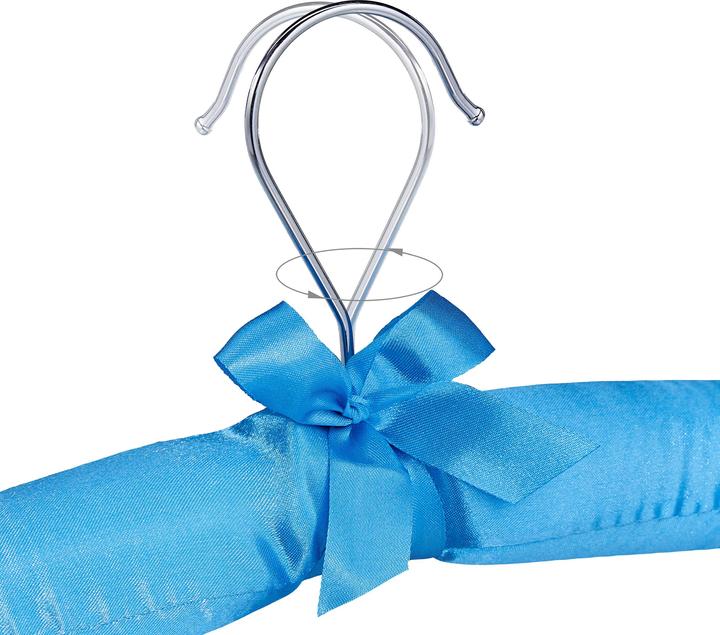 Actual product image Relaxdays Satin hanger (5 x)