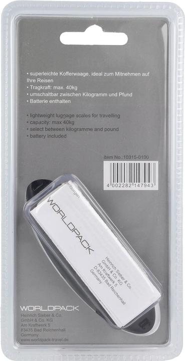 Produktbild Worldpack Kofferwaage (Kofferwaage)