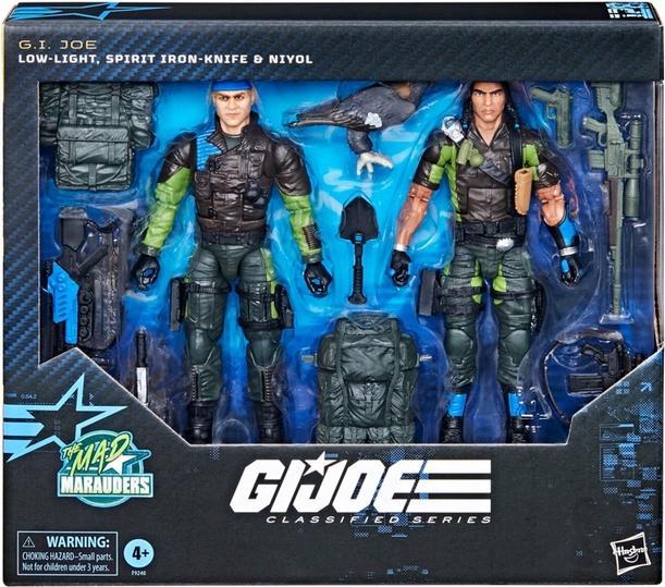 Produktbild Hasbro G.I. Joe Classified Series Actionfiguren Set Low-Light, Spirit Iron Knife & Niyol