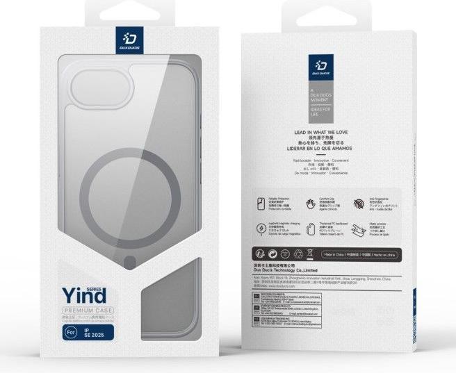 Image du produit Dux Ducis iPhone SE (2025) Compatible with MagSafe Case - Grey (Apple iPhone 16e)